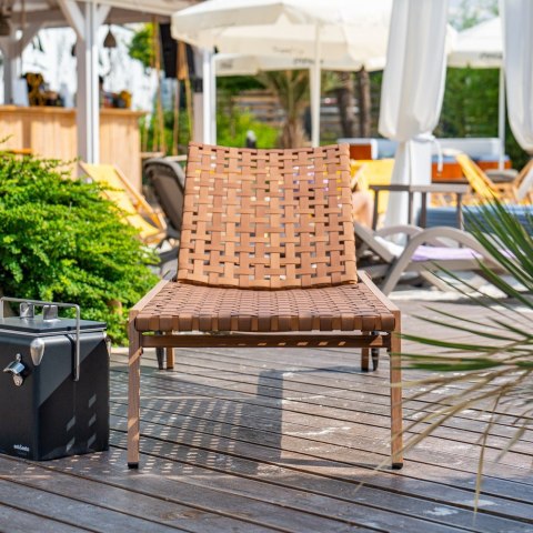 Leżak ogrodowy TEXAS brąz