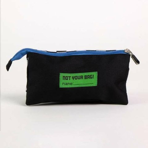 Piórnik Potrójny The Avengers Czarny 2,2 x 1,1 x 22,5 cm