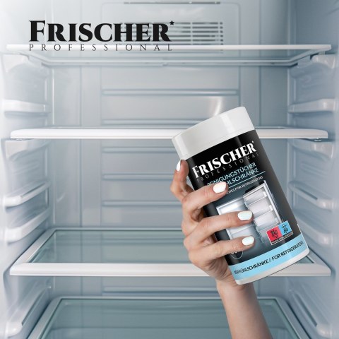 Wilgotne ściereczki do czyszczenia lodówek Frischer 60 szt