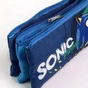 Piórnik Potrójny Sonic Prime Jasnoniebieski Light Blue 2,2 x 1,1 x 22,5 cm