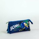 Piórnik Potrójny Sonic Prime Jasnoniebieski Light Blue 2,2 x 1,1 x 22,5 cm