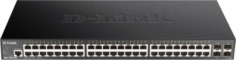 D-Link DGS 1250-52X - Przełącznik - Inteligentny - 48 x+ 4 10 Gigabit SFP+ - Przełącznik - Światłowód