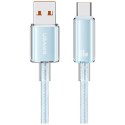 Kabel USAMS Cloud Series US-SJ658 6A USB-A do USB-C 1,2m niebieski