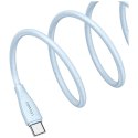 Kabel USAMS Green Series SJ714 18W 3A USB-A do USB-C 1m niebieski