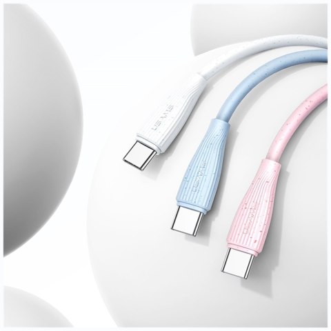 Kabel USAMS Green Series SJ714 18W 3A USB-A do USB-C 1m niebieski