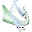 Kabel USAMS Green Series SJ714 18W 3A USB-A do USB-C 1m niebieski