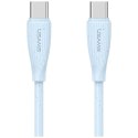 Kabel USAMS Green Series SJ716 60W USB-C do USB-C 1m niebieski