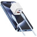 Kabel USAMS Green Series SJ716 60W USB-C do USB-C 1m niebieski