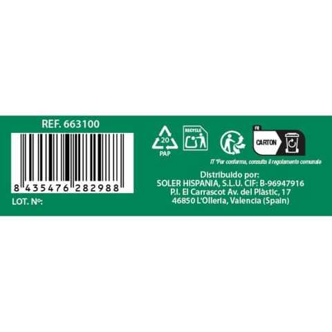 Popielniczka La Mediterránea Seth 2 Części (36 Sztuk)