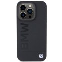 BMW BMHCP15XSLLBK iPhone 15 Pro Max 6.7"czarny/black Leather Hot Stamp