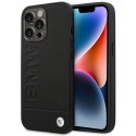 Etui BMW BMHCP14LSLLBK iPhone 14 Pro6,1" czarny/black Leather Stamp