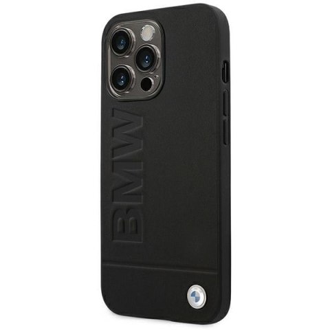 Etui BMW BMHCP14LSLLBK iPhone 14 Pro6,1" czarny/black Leather Stamp