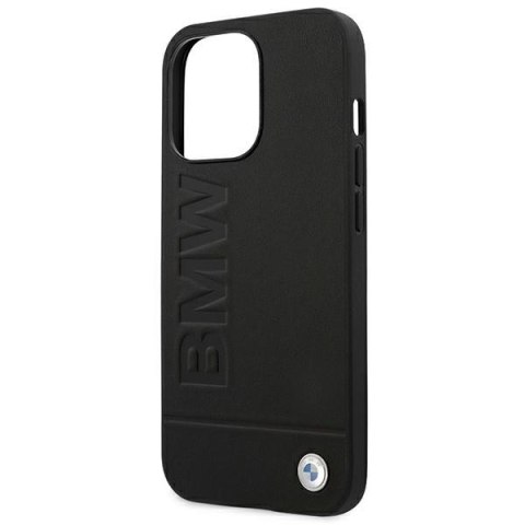 Etui BMW BMHCP14LSLLBK iPhone 14 Pro6,1" czarny/black Leather Stamp