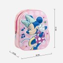 Plecak szkolny 3D Minnie Mouse Różowy 25,0 x 31,0 x 10,0 cm