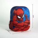 Plecak szkolny 3D Spider-Man Niebieski 25,0 x 31,0 x 10,0 cm