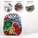 Plecak szkolny 3D The Avengers Czarny 25,0 x 31,0 x 10,0 cm
