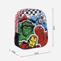 Plecak szkolny 3D The Avengers Czarny 25,0 x 31,0 x 10,0 cm