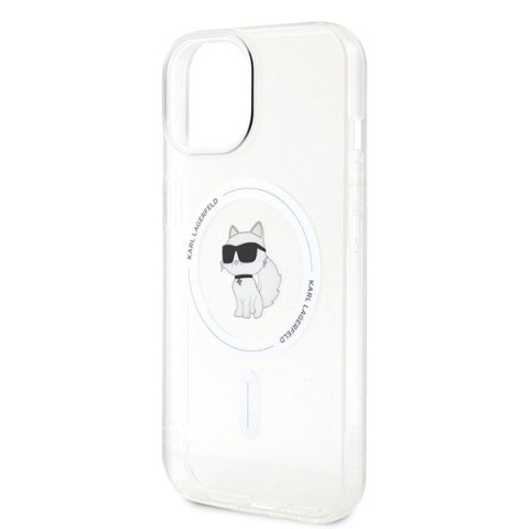 Karl Lagerfeld KLHMP15SHFCCNOT iPhone 15 / 14 / 13 6.1" transparent hardcase IML Choupette MagSafe
