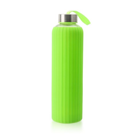 Butelka wody Bewinner Szkło Silikon 600 ml (24 Sztuk)