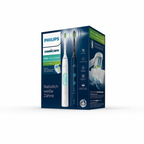 Elektryczna Szczoteczka do Zębów Philips Sonicare ProtectiveClean 5100 (2 Sztuk)