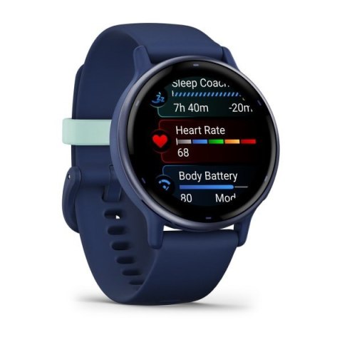 Zegarek sportowy Garmin Vivoactive 5 AMOLED 42mm Niebieski
