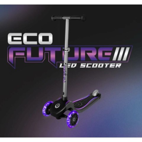 Hulajnoga Ociotrends Eco Future Scooter Fioletowy 3 koła
