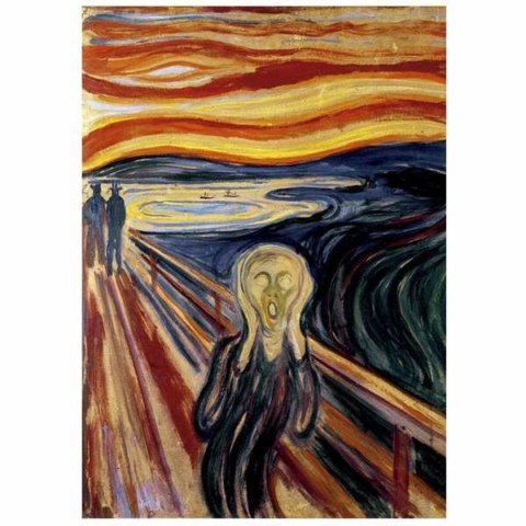 Układanka puzzle Educa 20308 The Scream, Edvard Munch