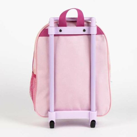 Plecak szkolny 3D z kółkami Minnie Mouse Różowy 25,0 x 31,0 x 10,0 cm