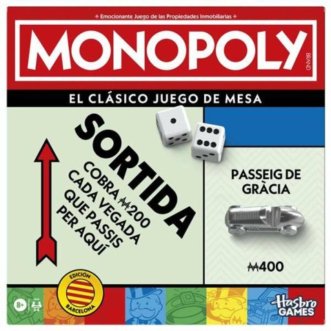 Zabawa Edukacyjna Hasbro Monopoly Barcelona