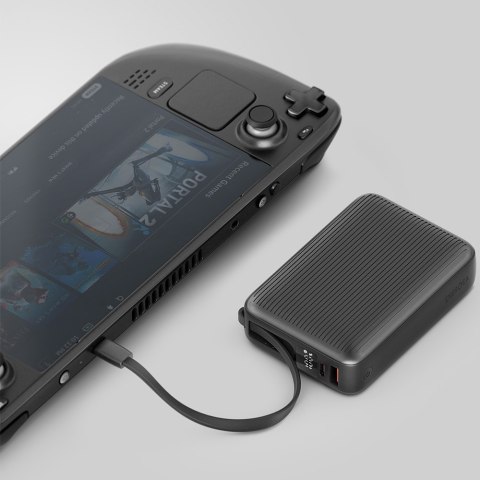 PowerBank Energea Integra Ultra 45 20000mAh kabel USB-C PD45W szary