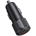 Ładowarka samochodowa USAMS YT Series CC283 60W 1xUSB-A 1xUSB-C czarny