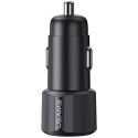 Ładowarka samochodowa USAMS YT Series CC283 60W 1xUSB-A 1xUSB-C czarny
