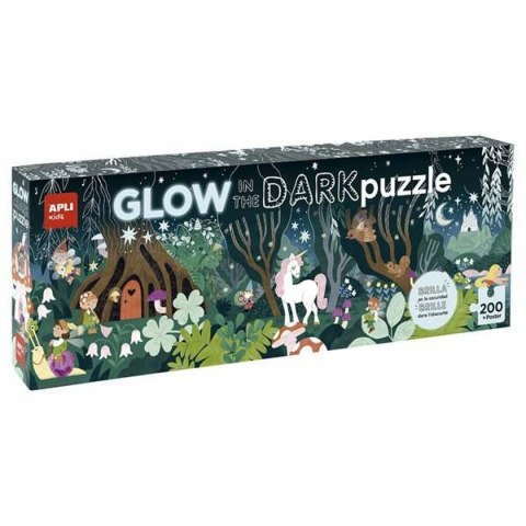 Układanka puzzle Apli Glow In The Dark 200 Części