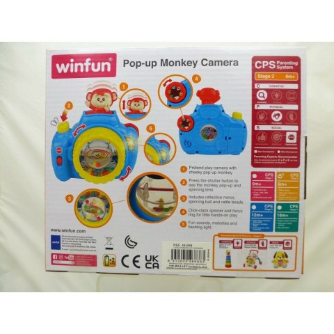 Aparat fotograficzny dla dzieci Winfun Niebieski 17 x 16,5 x 8 cm (6 Sztuk)