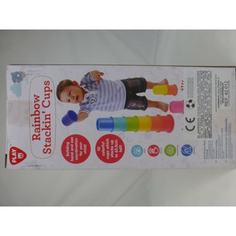 Gra Zręcznościowa dla Maluchów PlayGo 10 Części 7 x 27 x 7 cm (6 Sztuk)