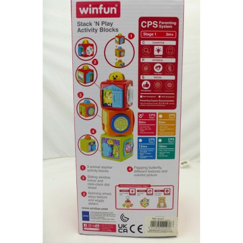 Gra Zręcznościowa dla Maluchów Winfun 3 Części 8 x 24,5 x 8 cm (6 Sztuk)