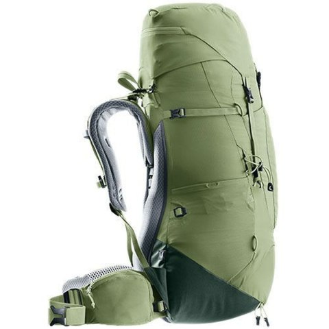 Plecak turystyczny Deuter Aircontact Lite 45+10 SL Kolor Zielony Poliester 55 L