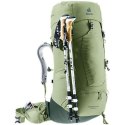 Plecak turystyczny Deuter Aircontact Lite 45+10 SL Kolor Zielony Poliester 55 L