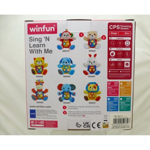 Pluszak wydający Dżwięk Winfun Żyrafa 18 x 19 x 8,5 cm (6 Sztuk)