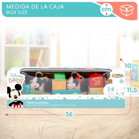 Pociąg Disney 34 x 10 x 7,5 cm 14 Części (6 Sztuk)