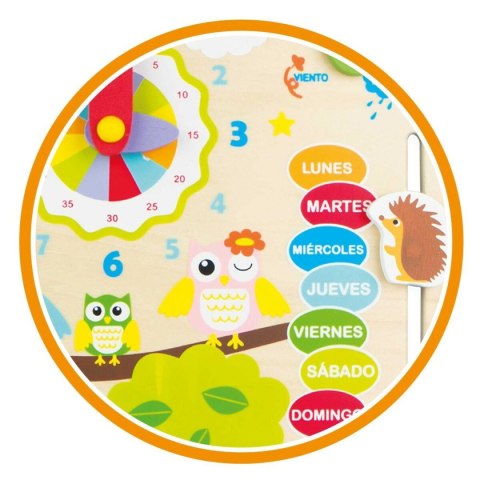 Zabawa Edukacyjna Woomax Sowy 30 x 3 x 30 cm (6 Sztuk)