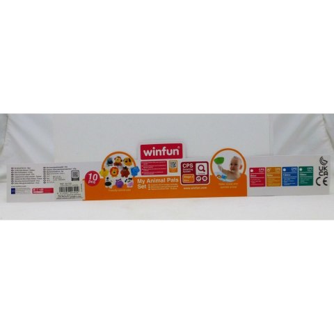 Zestaw Zwierząt Gospodarskich Winfun Plastikowy 10 Części 6 x 5,5 x 5 cm (6 Sztuk)