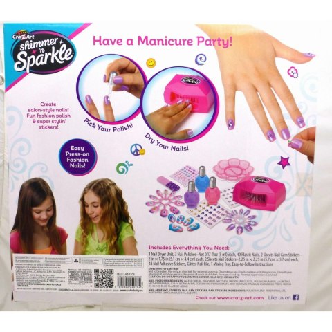 Zestaw do Manicure Cra-Z-Art MAGIC 11 x 5,5 x 9,5 cm 4 Sztuk