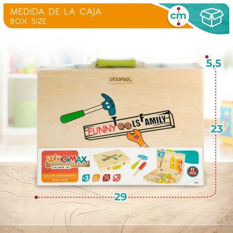 Zestaw narzędzi dla dzieci Woomax 11 Części 2 Sztuk