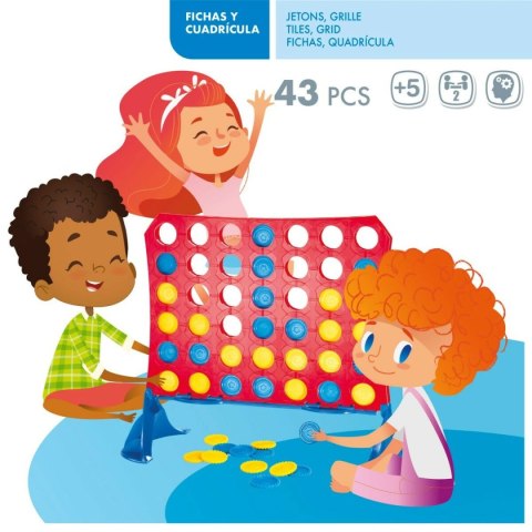 4 w Rzędzie CB Games 31,5 x 26 x 13 cm (42 Części) (6 Sztuk)