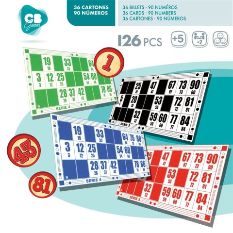 Bingo CB Games Drewno Papier Plastikowy (24 Sztuk)