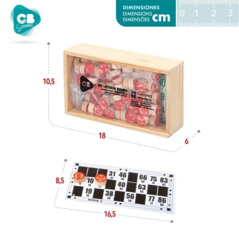 Bingo CB Games Drewno Papier Plastikowy (24 Sztuk)