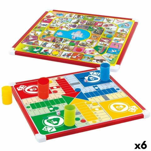 Deska Parcheesi CB Games 32 x 32 x 1 cm (25 Części) (6 Sztuk)