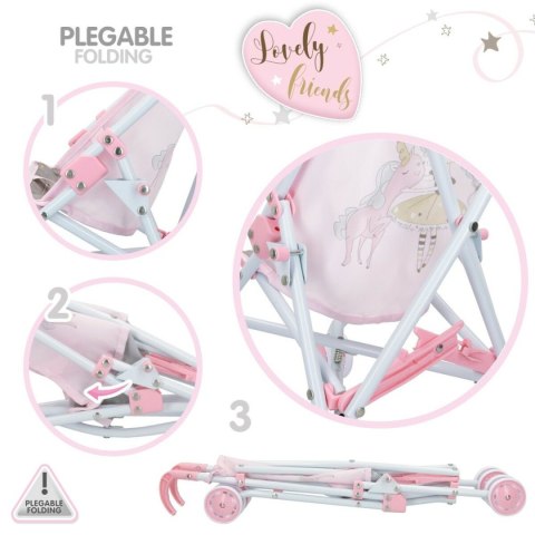 Krzesełko dla Lalek Colorbaby Adventure 28 x 56 x 42 cm 12 Sztuk