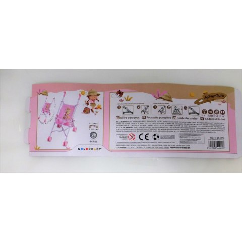 Krzesełko dla Lalek Colorbaby Adventure 28 x 56 x 42 cm 12 Sztuk
